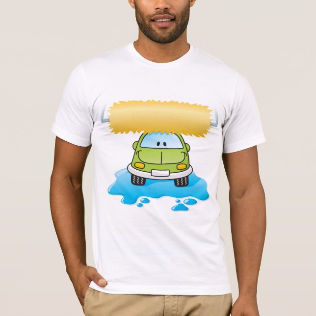 Ein sonniges Auto im Auto Wash Mens T - Shirt (Vorderseite)