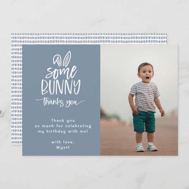 Ein sonniges Foto Dankeskarte (Vorne/Hinten)