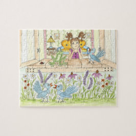 Ein sonniges Jigsaw-Puzzle Puzzle