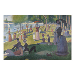 Ein Sonntag auf La Grande Jatte, Georges Seurat 18 Fotodruck