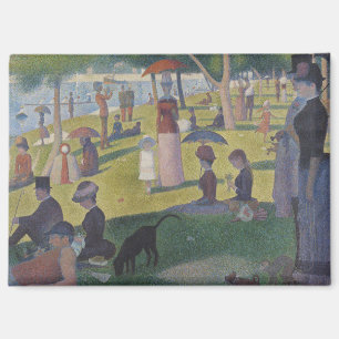 Ein Sonntag auf La Grande Jatte, Georges Seurat 18 Magnet