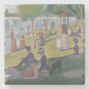 Ein Sonntag auf La Grande Jatte, Georges Seurat 18 Steinuntersetzer