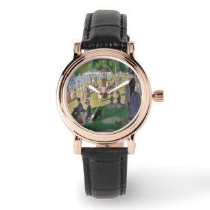 Ein Sonntag auf La Grande Jatte von Georges Seurat Armbanduhr
