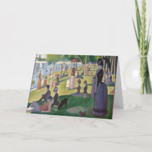 Ein Sonntag auf La Grande Jatte von Georges Seurat Karte