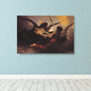 Ein Soul, das Bouguereau in den Himmel gebracht ha Leinwanddruck