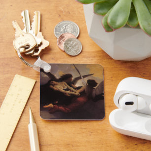 Ein Soul, das Bouguereau in den Himmel gebracht ha Schlüsselanhänger