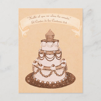 Ein Soul Lieben~Scripture~Rett Date~Spanish Ankündigungspostkarte