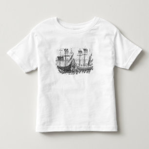 Ein spanisches "Guarda Costa Kleinkind T-shirt