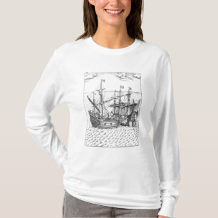 Ein spanisches Schatz-Schiff T-Shirt