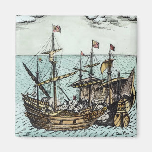 Ein spanisches Schatzschiff Magnet