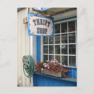 Ein Sparkassengeschäft in Moorpark, CA Postkarte