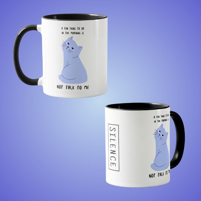 Ein Spaß am Morgen ist nicht mit mir zu reden Tasse (Von Creator hochgeladen)