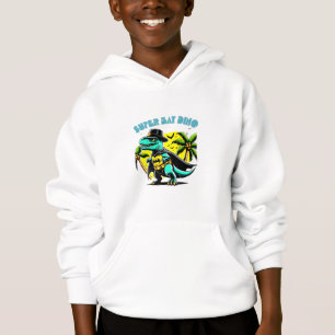 Ein Spaß, ein spielerischer Cartoon eines Dinosaur Hoodie