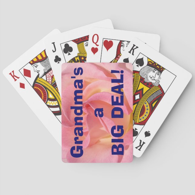 Ein Spaß Spielkarten des GROSSEN ABKOMMENS der (Rückseite)