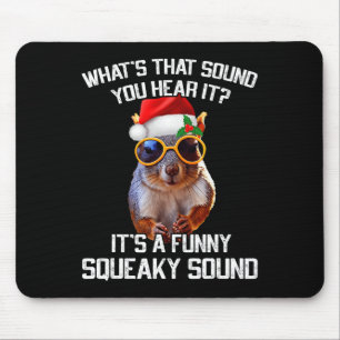 Ein Spaß Squeaky Sound Weihnachts Eichhörnchen Xma Mousepad
