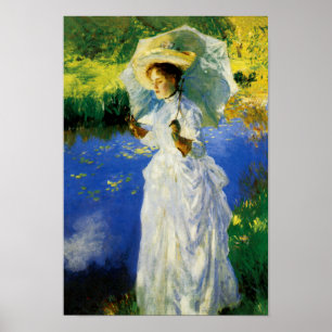 Ein Spaziergang am Morgen Poster