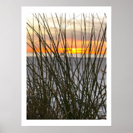 Ein Spaziergang am Strand Poster