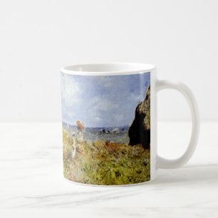 Ein Spaziergang auf den Klippen bei Pourville Kaffeetasse