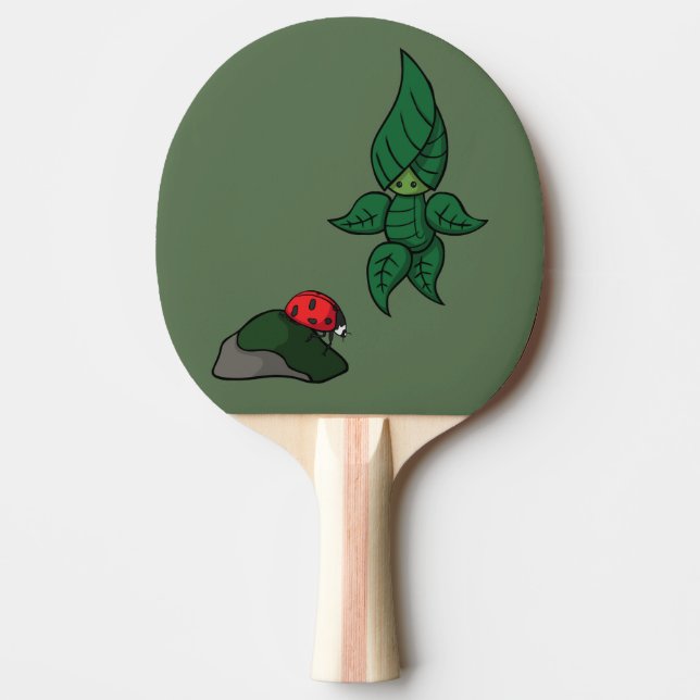 Ein Spaziergang durch das Pingpongpaddel-Wald Tischtennis Schläger (Vorderseite)