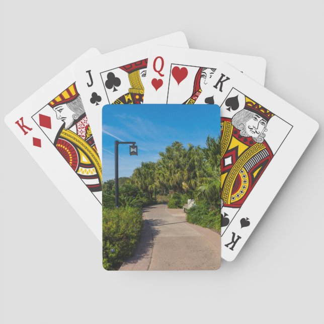 Ein Spaziergang durch das Resort Spielkarten (Rückseite)