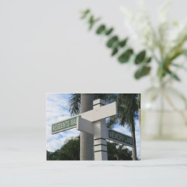 ein Spaziergang durch den Strand der Bewohner Mitteilungskarte