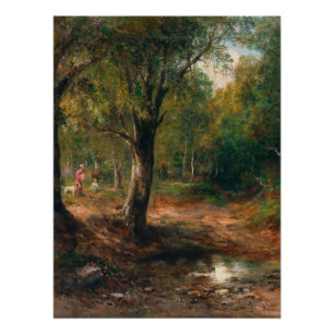 Ein Spaziergang im Wald – Emil Barbarini Poster