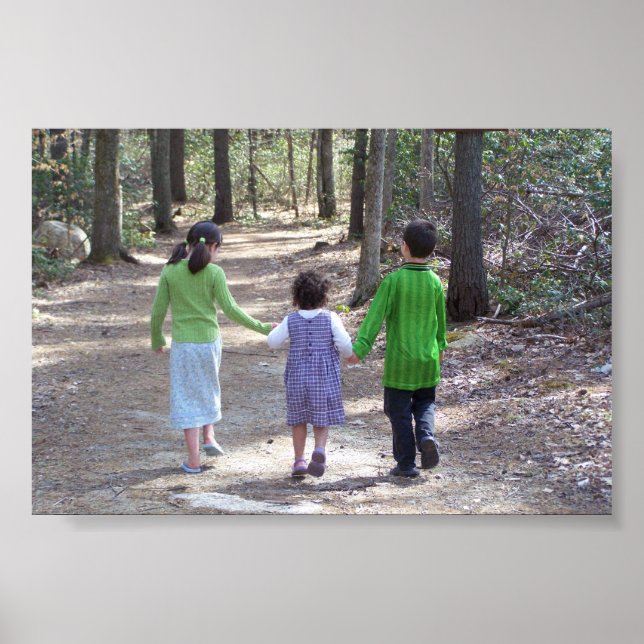 Ein Spaziergang im Wald Poster (Vorne)