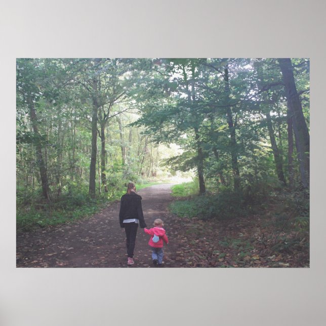 Ein Spaziergang im Wald Poster (Vorne)