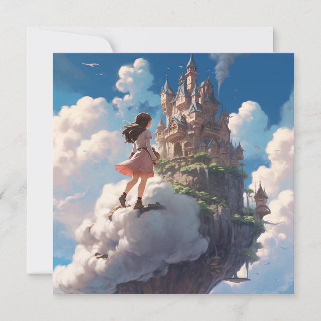 Ein Spaziergang in den Wolken Karte (Vorderseite)