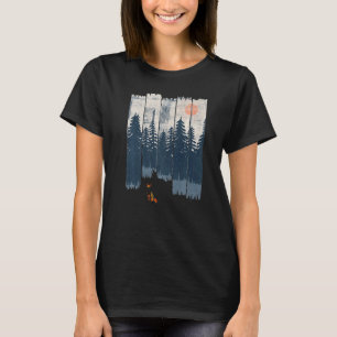 Ein Spaziergang in der Natur - Sonnenuntergang im T-Shirt