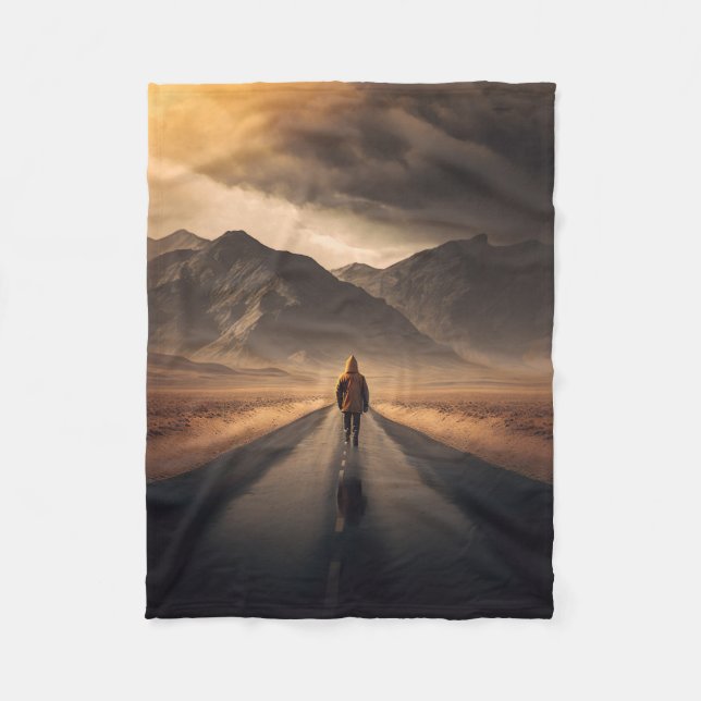 Ein Spaziergang zum Fleece Blanket (Vorderseite)