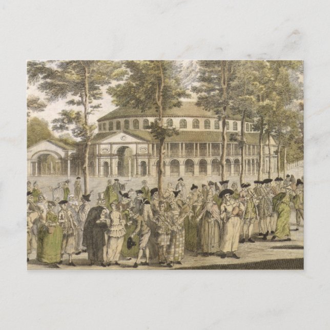 Ein Spektakel im Ranelagh-Garten mit dem Rotunda Postkarte (Vorderseite)