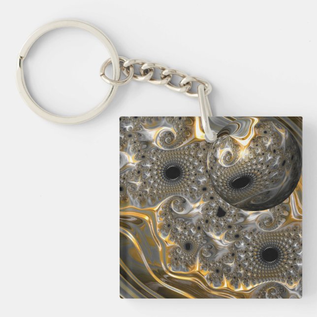 Ein spektakuläres Ballett in Silber und Gold Schlüsselanhänger (Vorderseite)