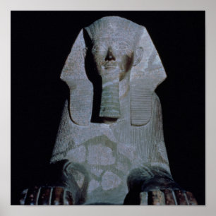 Ein Sphinx von Königin Hatshepsut Poster