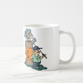 Ein Spiel der Golf-Tasse Kaffeetasse