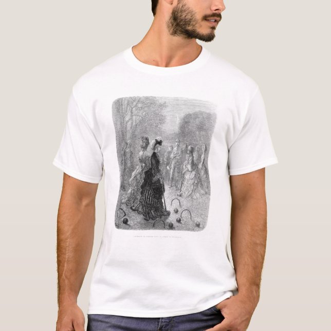Ein Spiel des Kroketts T-Shirt (Vorderseite)