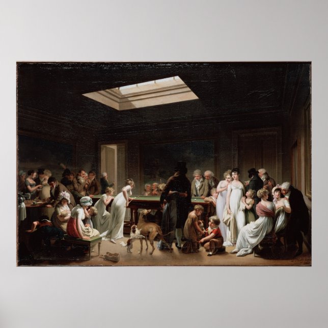 Ein Spiel mit Billard Poster (Vorne)