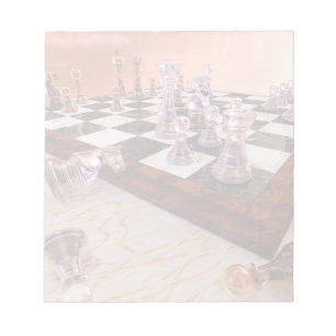 Ein Spiel mit Schach Notizblock