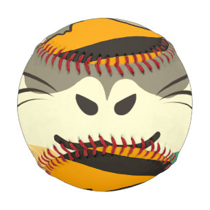 Ein spielerischer und lustiger Hamster Baseball