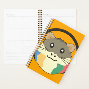 Ein spielerischer und lustiger Hamster Planer