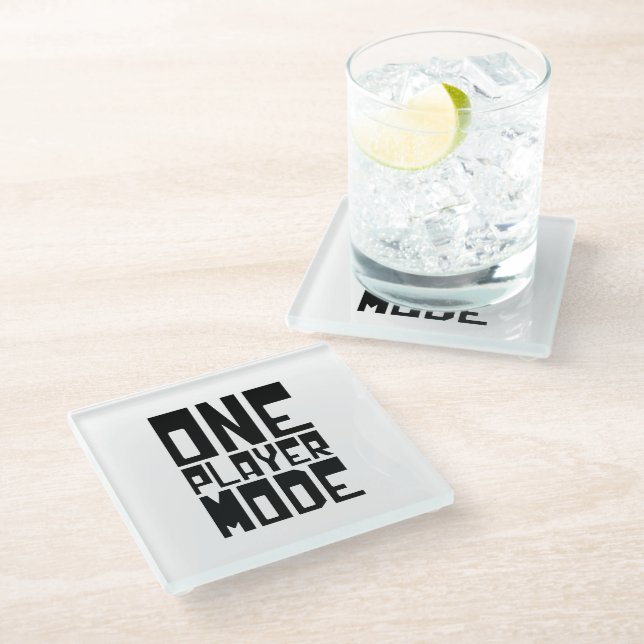 EIN SPIELMODUS GLASUNTERSETZER (Schrägansicht)