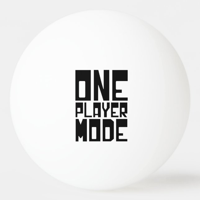 EIN SPIELMODUS TISCHTENNISBALL (Vorderseite)