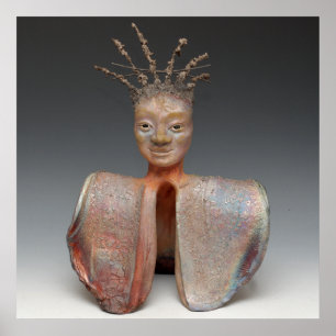 Ein spiky Spunky Original Buddha Poster