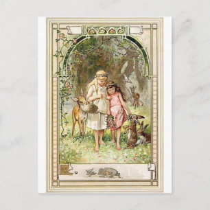Ein spiritueller Ort - Fairytales - Schneeweiß Postkarte