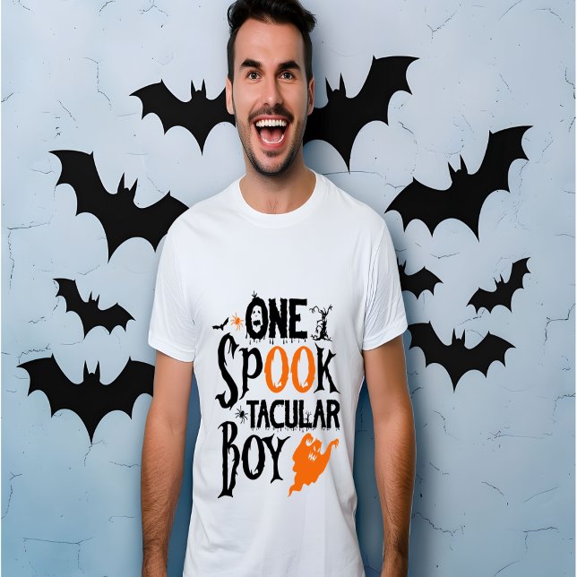 Ein Spook Tacular Boy Retro Halloween Villen T-Shirt (Von Creator hochgeladen)
