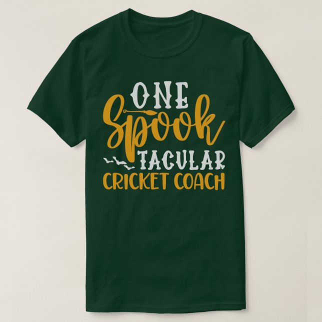 Ein Spook-takulärer Cricket-Coach T-Shirt (Design vorne)