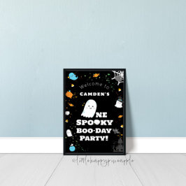 Ein Spooker Typ Erstgeburt Begrüßungszeichen Poster