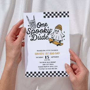 Ein Spooker Typ Halloween Einladung