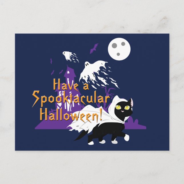 Ein Spooktacular Halloween Postkarte (Vorderseite)