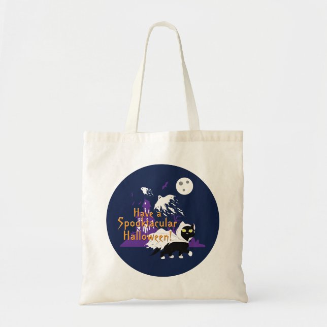 Ein Spooktacular Halloween Tragetasche (Vorne)